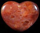 Colorful Carnelian Agate Heart #59496-1